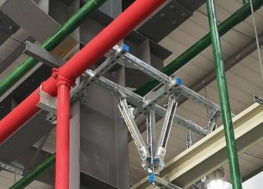石城该抗震支架的整体式支吊架结构协调性好
